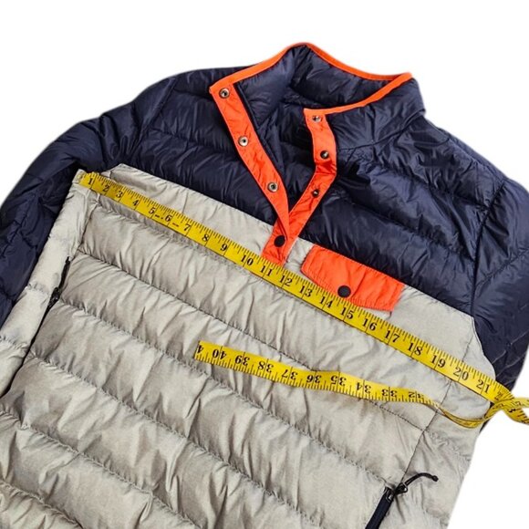 Eddie Bauer Womens Down Feather Pullover Snap Button Puffer Quilted Jacket, Sz S - Picture 5 of 7